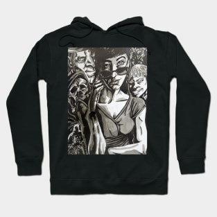 Lucifer "Crowded" Jill Presto & The Basanos portrait (original) Hoodie